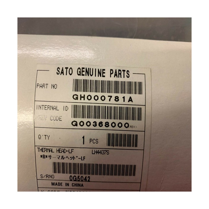 Genuine SATO M8485S, M8485Se & M8480S printhead thermal GH000781A Printhead 203 dpi