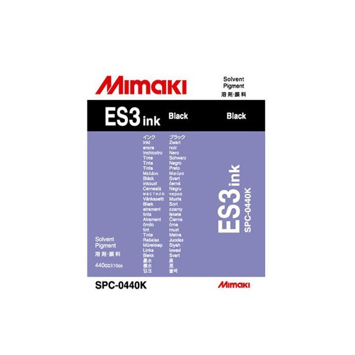 GENUINE MIMAKI ES3 SOLVENT INK CARTRIDGE 440ML BLACK