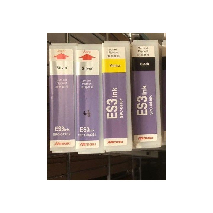 GENUINE MIMAKI ES3 SOLVENT INK CARTRIDGE 220ML SILVER
