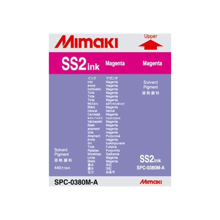 GENUINE MIMAKI SS2 SOLVENT INK CARTRIDGE 440ML MAGENTA