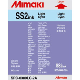 GENUINE MIMAKI SS2 SOLVENT INK CARTRIDGE 440ML LIGHT CYAN