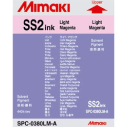 GENUINE MIMAKI SS2 SOLVENT INK CARTRIDGE 440ML LIGHT MAGENTA