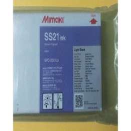 GENUINE MIMAKI SS21 SOLVENT INK CARTRIDGE 440ML LIGHT BLACK