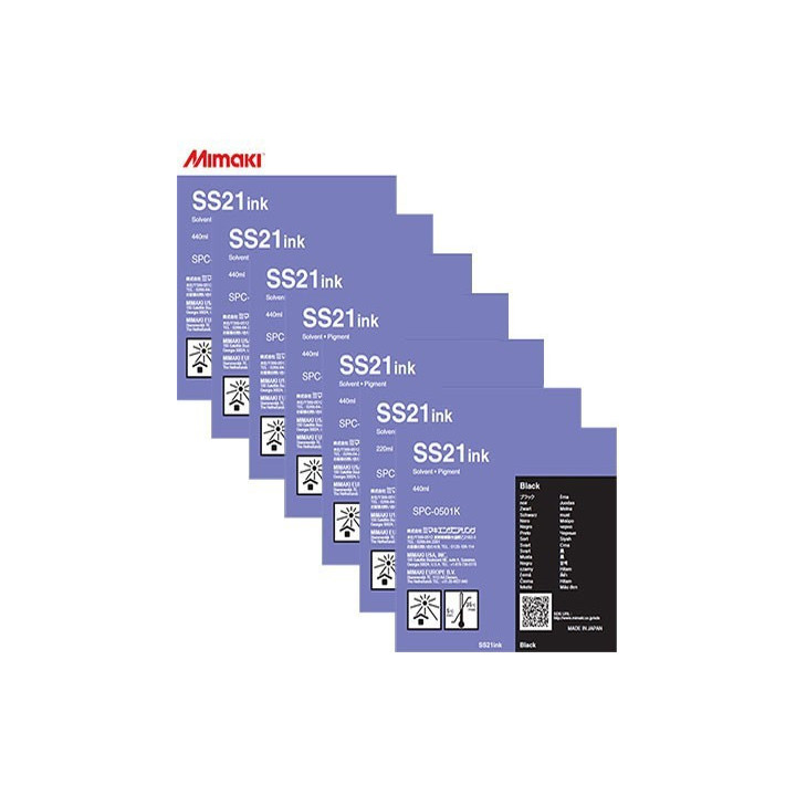 GENUINE MIMAKI SS21 SOLVENT INK CARTRIDGE 440ML ORANGE