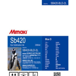 GENUINE MIMAKI INK PACK SB420 2000ML BLUE D
