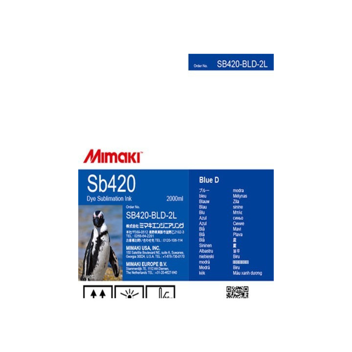 GENUINE MIMAKI INK PACK SB420 2000ML BLUE D